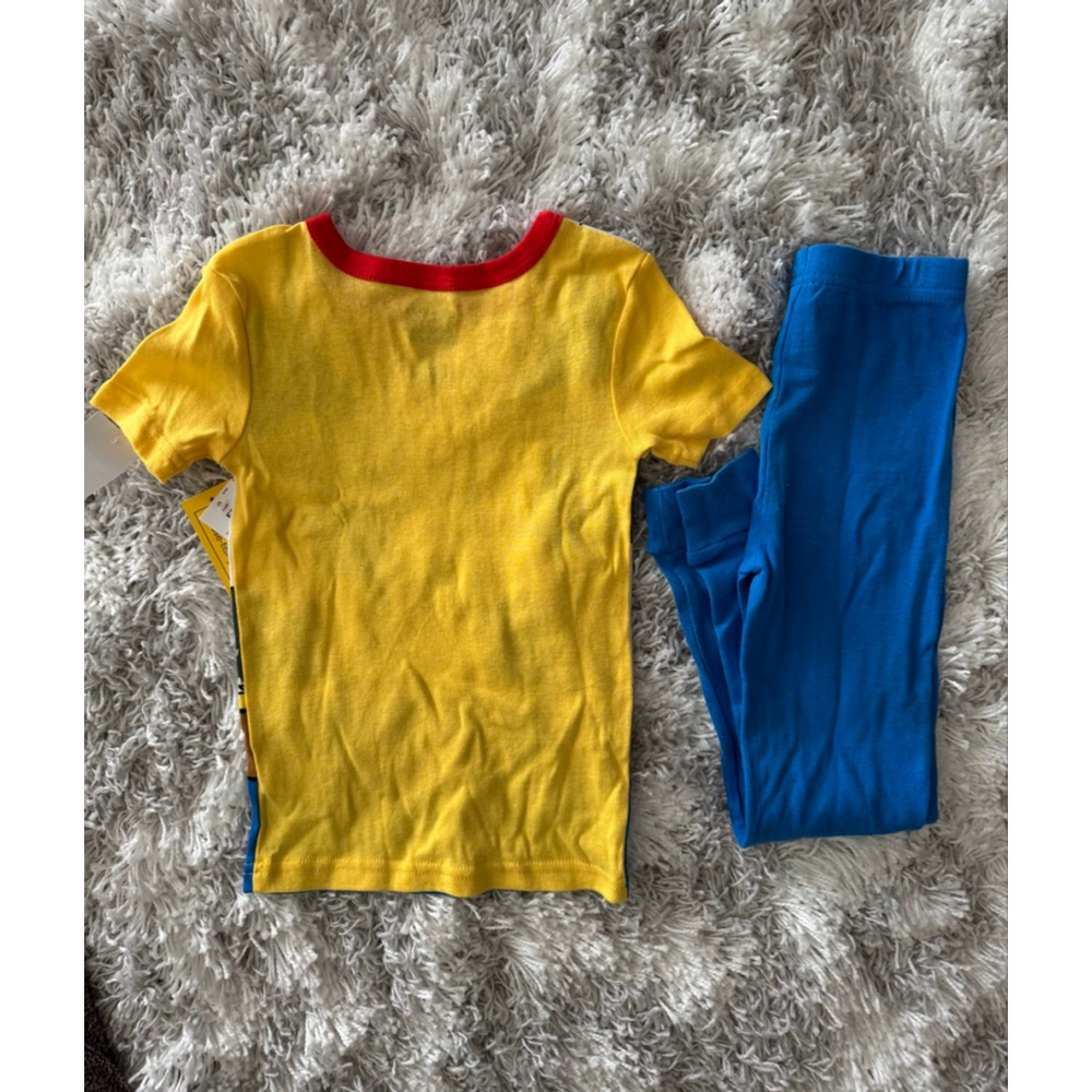 Disney Toy Story Woody Two Piece Pajama Set NWT Size 5T Bright Colors Cowboy - Picture 5 of 7